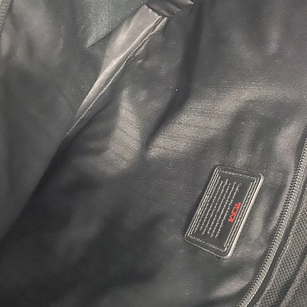 Tumi Black Nylon Carry On Laptop Shoulder Bag